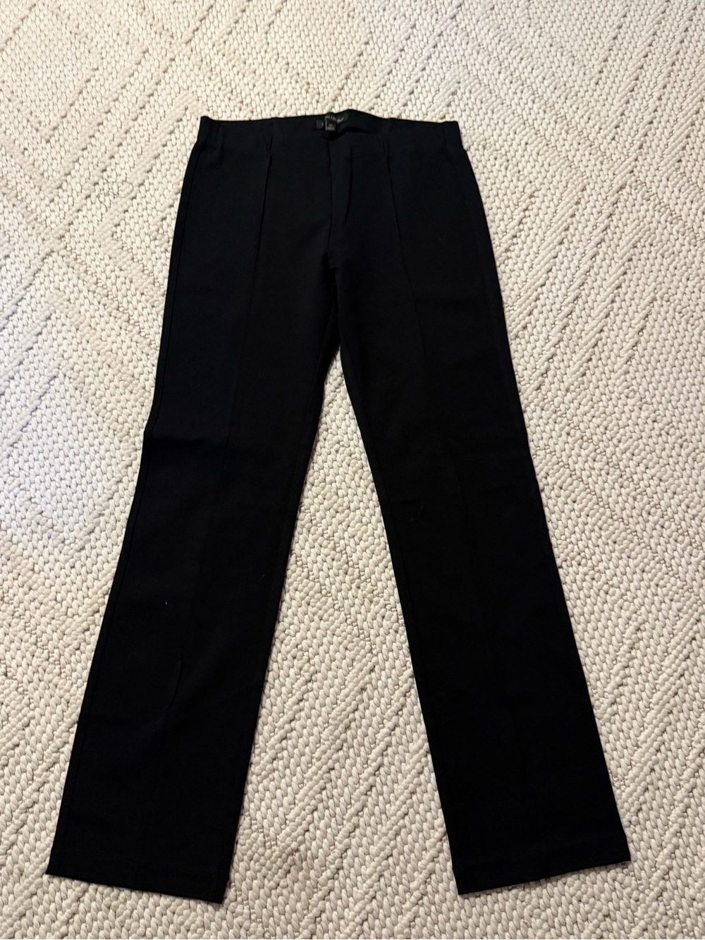 NWOT! Banana Republic Black Ankle Ultra Stretch Straight Leg Pants M - Picture 2 of 5
